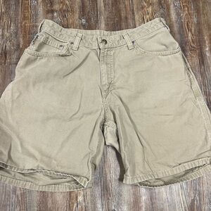 Carhartt tan cargo shorts Size 32
